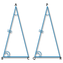 mcq question Conditions for triangle ASA congruency